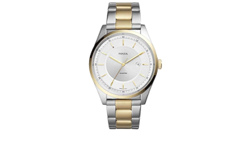 Correa de reloj Fossil FS5426 Acero inoxidable Chapado en oro 22mm